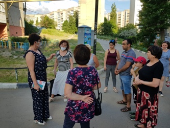 Ольга Сынкина встретилась с жителями и обсудила вопросы благоустройства